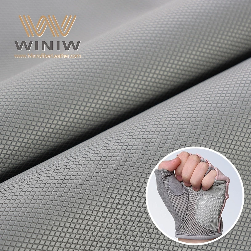 Breathable Pu Synthetic Leather Fabric For Sports Gloves