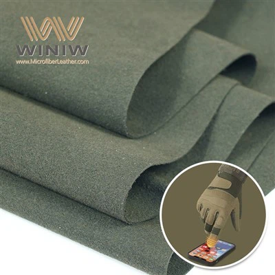 Drapp tas-Suède tal-Microfiber Faux tal-Mikrofibra għall-Ingwanti Sportivi